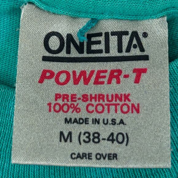 Vintage 80s Horse Equestrian T Shirt Dressage Made In USA Tie Dye Green S Small - Picture 5 of 7